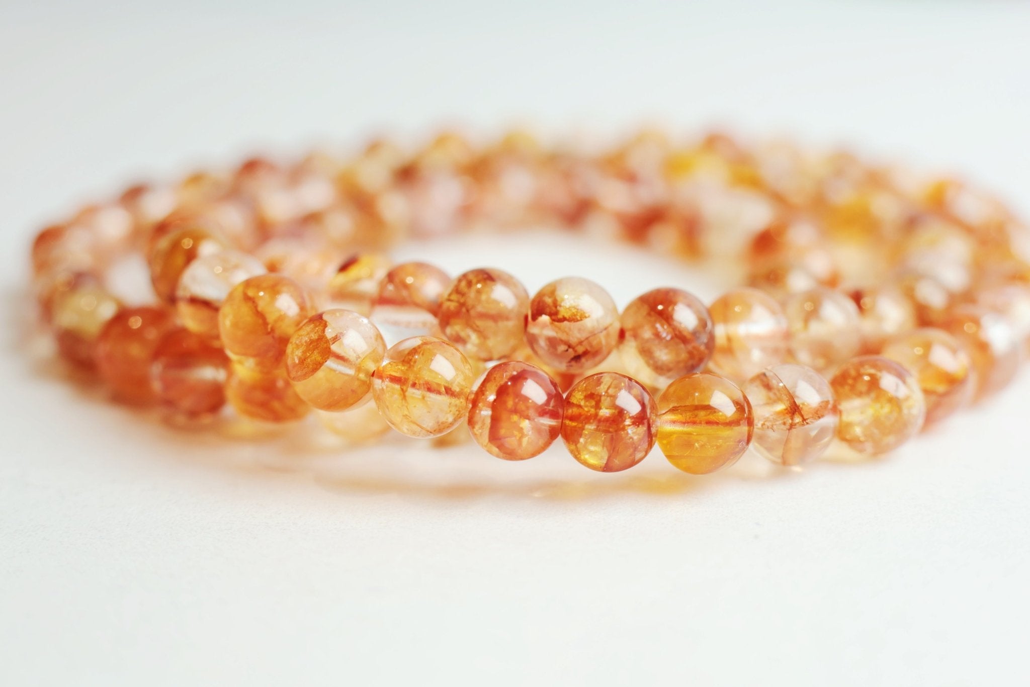Red Aventurine Double Strand Bracelet - Boosted Vitality & Opportunity - wellspringcollectives