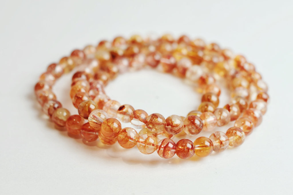 Red Aventurine Double Strand Bracelet - Boosted Vitality & Opportunity - wellspringcollectives