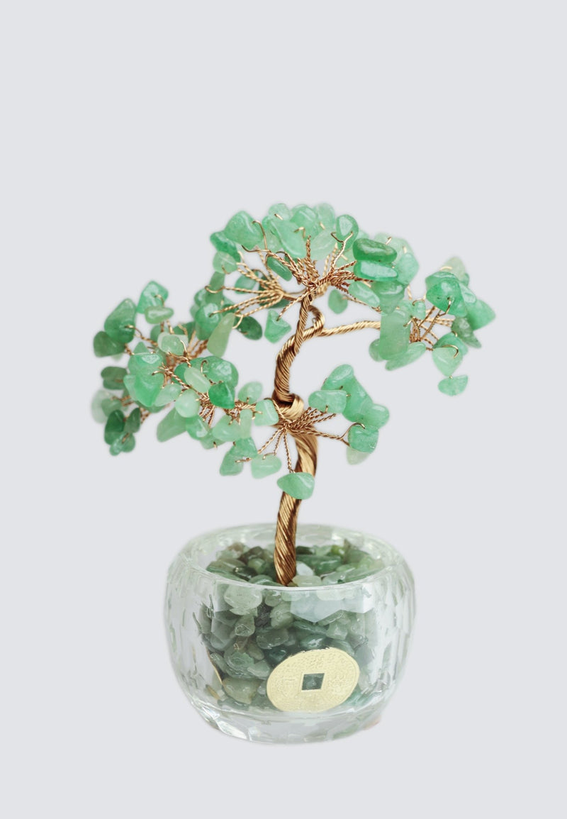 Aventurine Money Tree - Wealth & Opportunity Manifestation - wellspringcollectives