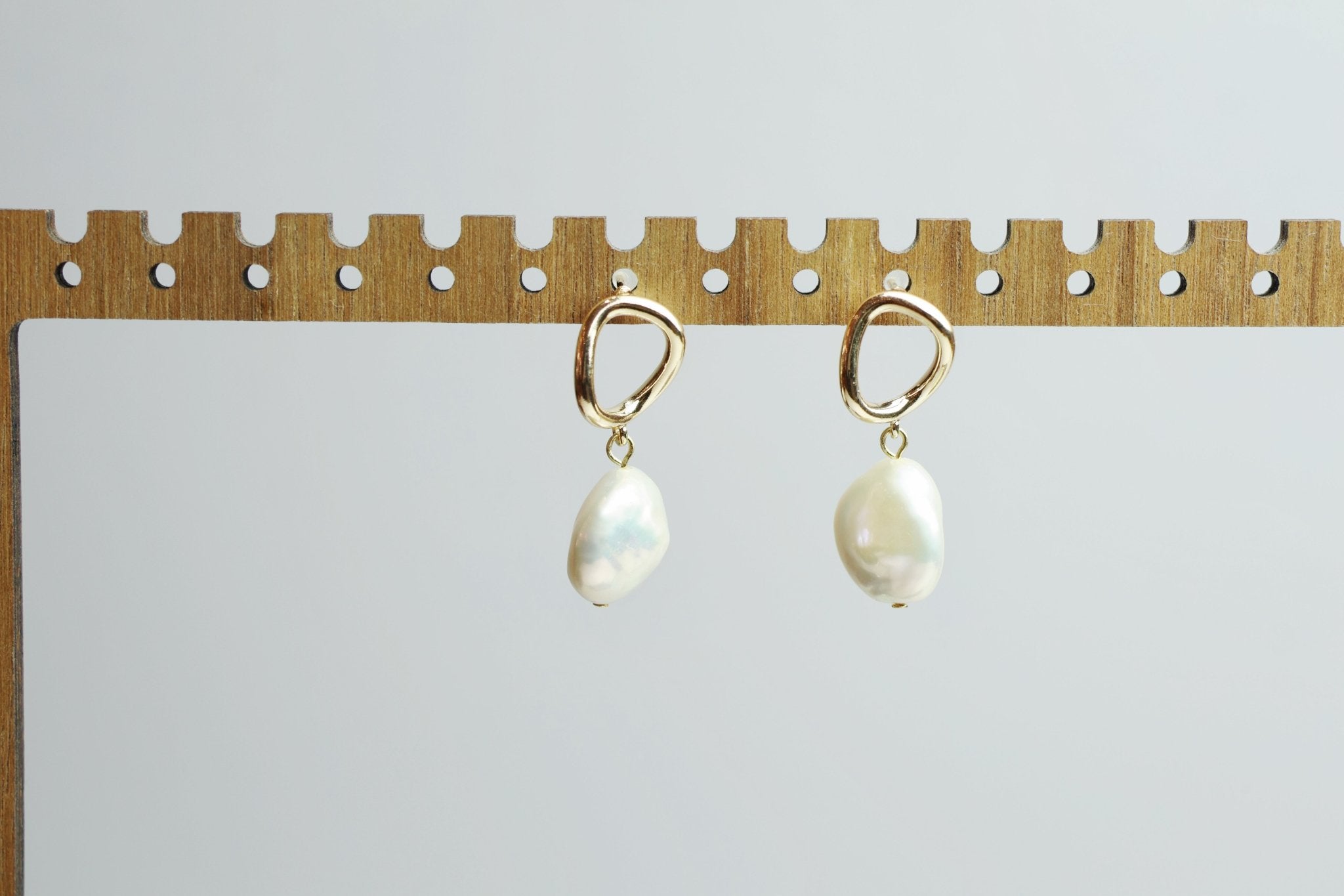 Baroque Pearl Earrings - Embrace Your Unique Nature - wellspringcollectives