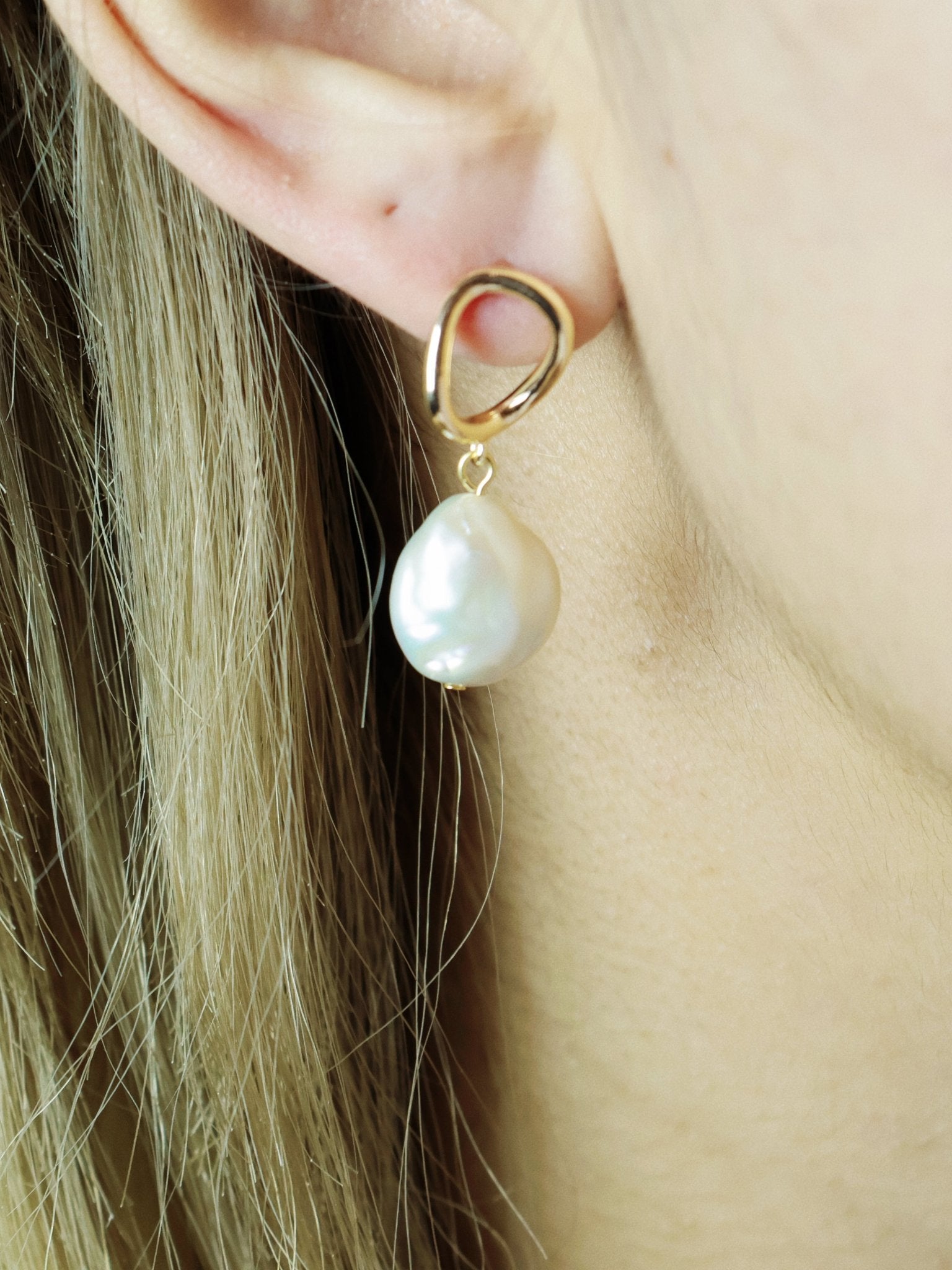 Baroque Pearl Earrings - Embrace Your Unique Nature - wellspringcollectives