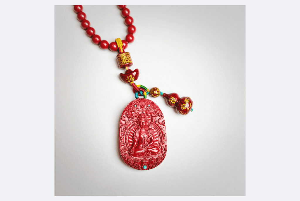 Cinnabar Bodhisattva Car Hangings - Spiritual Protection for Drivers - wellspringcollectives